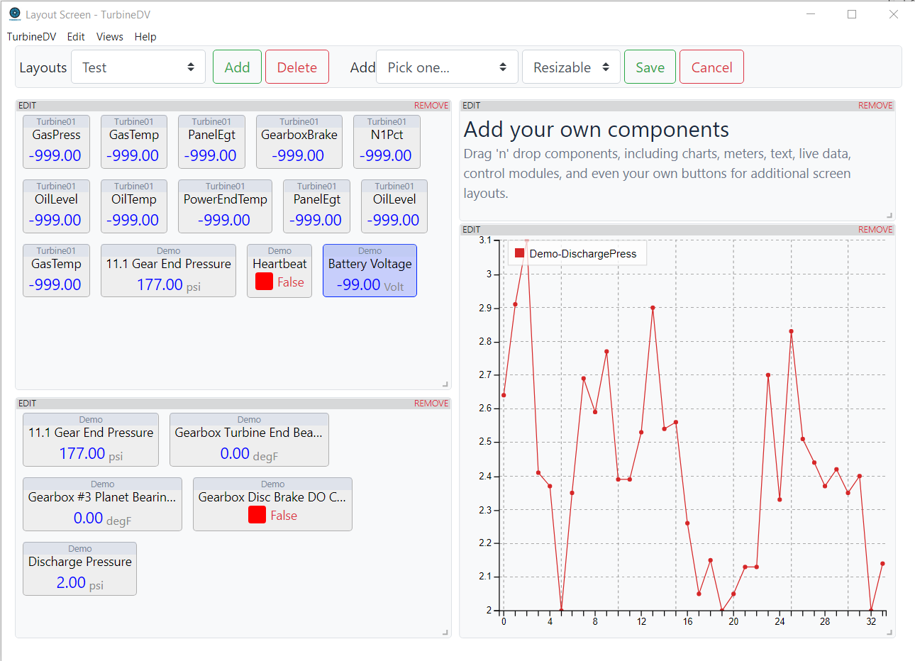 Electron JS custom application – drag-and-drop components and flexible layouts